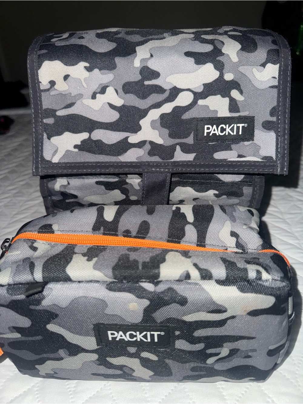Freezable Packit Gray Camo lunch set